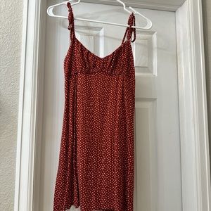 Red Floral Mini Dress
